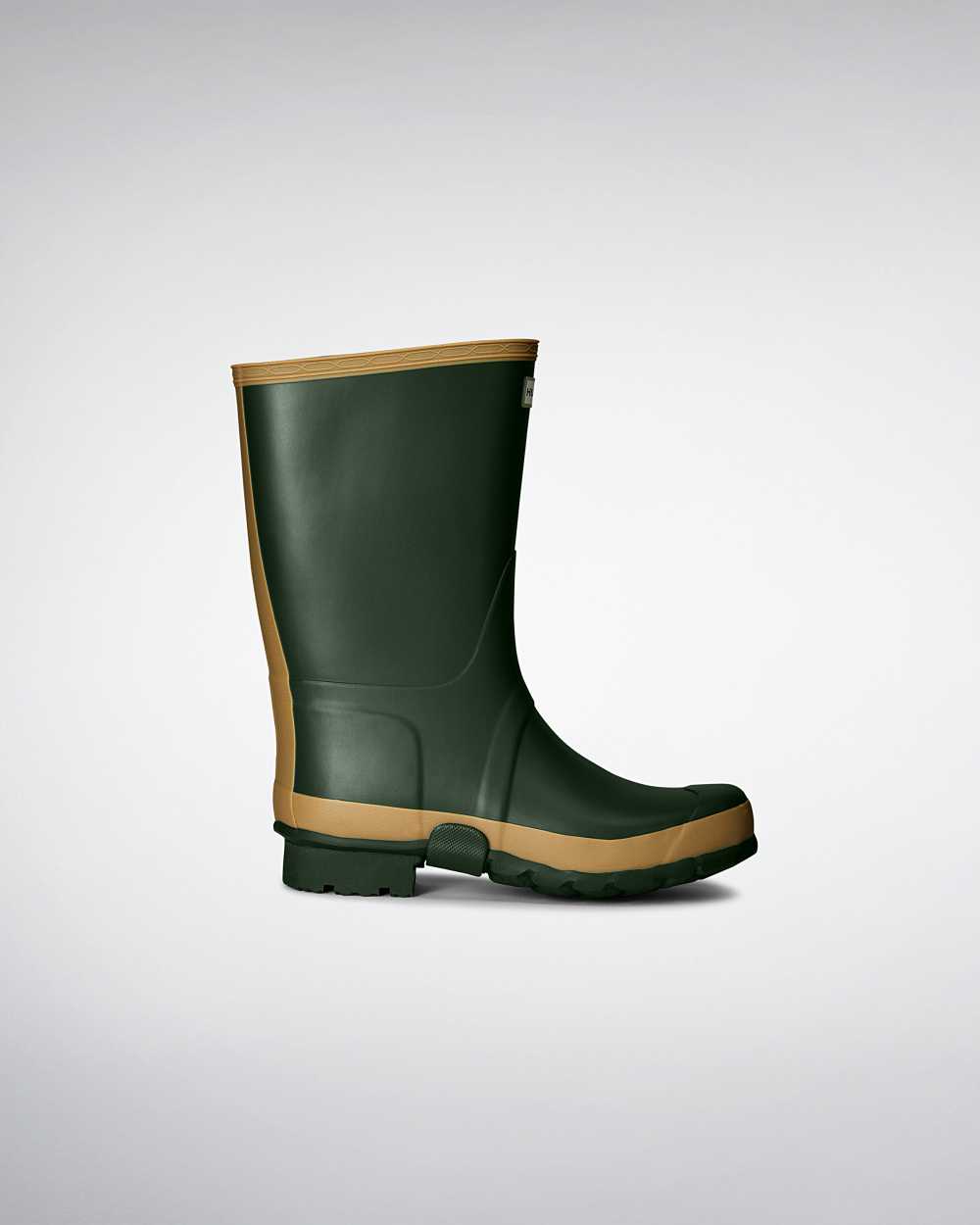 Bottes Hautes En Caoutchouc Hunter Homme - Botte De Pluie Hunter Gardener Vert | ESND-76934