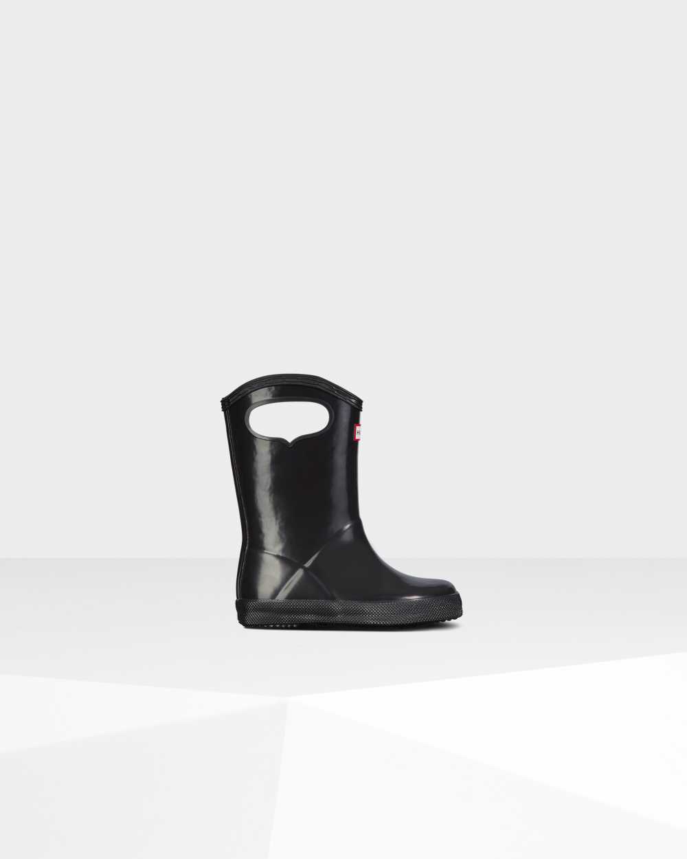 Bottes Basses En Caoutchouc Hunter Enfant - Bottes Mi-Hauts Hunter Original First Classic Grab Handl